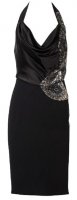 Cheap Karen Millen Black Silk Dress